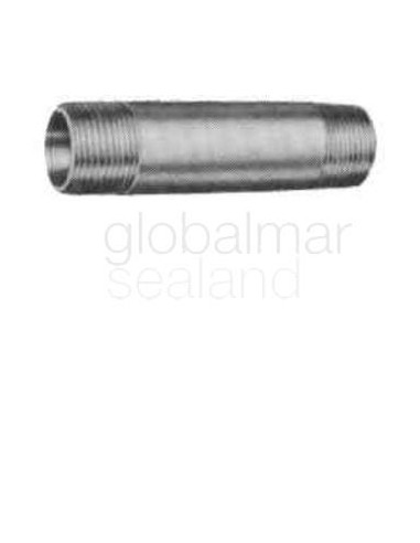nipple-long-steel-1/8-x-4",-threaded-for-h.p.-pipe-fitting---