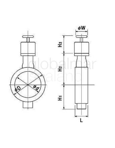 butterfly-valve-wafer-type,-central-handle-actuator-20"---