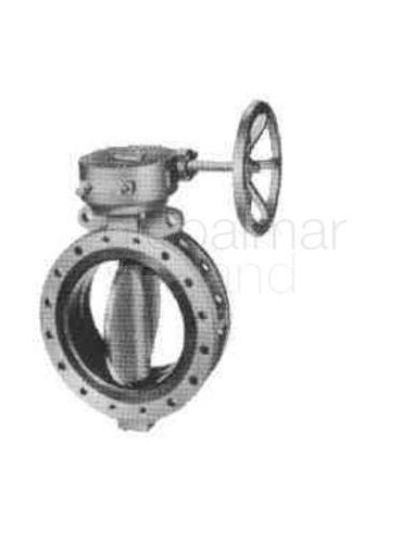 butterfly-valve-double-flanged,-worm-gear-actuator-30"---