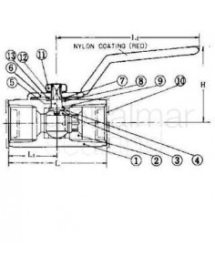 ball-valve-stainless-steel,-screwed-end-pt3/4---