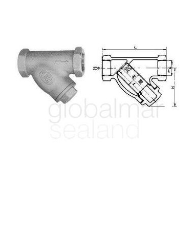 y-strainer-bronze-screwed-end,-16kg-8a---