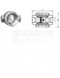 sight-flow-indicator-cast-iron,-flapper-type-screwed-32a---