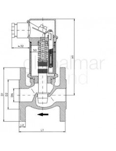 switch-flow-pistin-type-vm165,-dn65-flanged-din-2527---