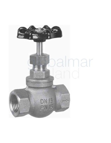 globe-valve-din-bronze-screwed,-#250-1-1/4"---