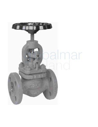 globe-valve-din-cast-steel-398,-flanged-pn16--straight-and-angle-patter-straight-dn-50-outside-screw-&-yoke-and-rising-handwheel