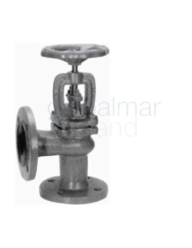angle-valve-din-cast-iron,-flanged-pn10/16-#242-32mm---