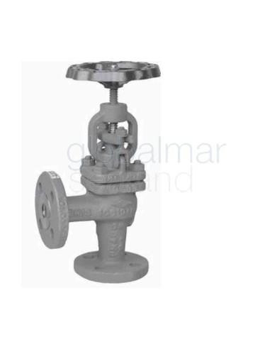 angle-valve-din-carbon-steel,-flanged-pn25/40-#418-25mm---