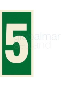 señal-numero-"5"-adhesiva-7,5x15-ref-1105bd