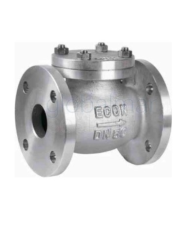 check-valve-din-bronze-flanged,-lift-type-pn10/16-#496-15mm---