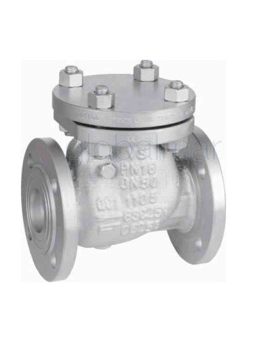 check-valve-din-cast-steel,-flanged-swing-pn16-#109-dn-100-stainless-steel-disc-and-seat-straight-pattern-with-bolted-bonnet