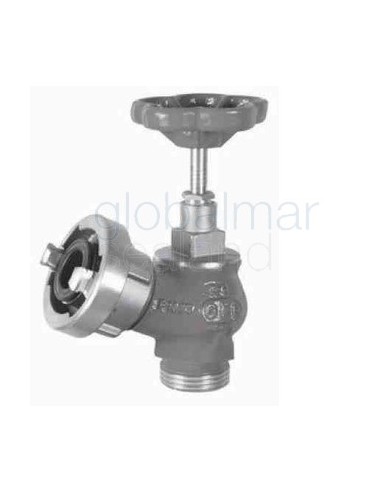 fire/deckwash-valve-din-30deg.,-angle-copper-alloy-#905-1-1/4"---