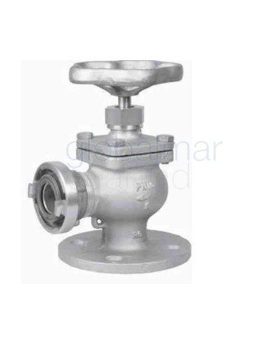 fire/deckwash-valve-din-bronze,-flange-&-storz-angle-#912-40mm---