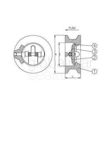 valve-check-duo-cast-iron-din,-#4101-100mm---