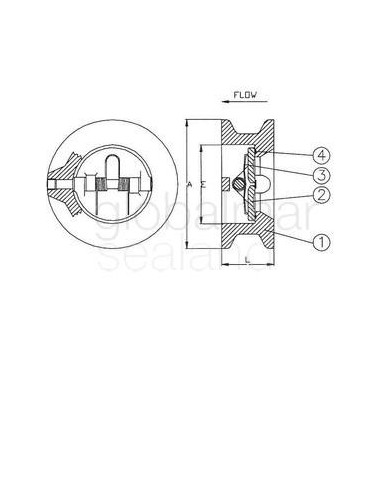 valve-check-duo-cast-iron-din,-#4101-250mm---