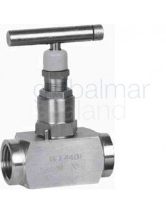 needle-valve-stainless-steel,-din-npt-#1226s-1/2"---