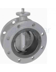 butterfly-valve-din-cast-iron,-pn10-short-#4620-600mm---