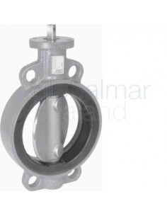 butterfly-valve-din-cast-iron,-wafer-type-#5720-250mm---