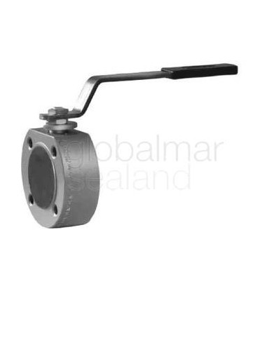 ball-valve-din-forged-steel,-wafer-type-pn-40-#7343-dn-32---