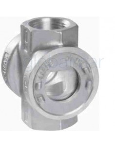 sight-glass-din-bronze-thread,-double-window-#628-1-1/4"---