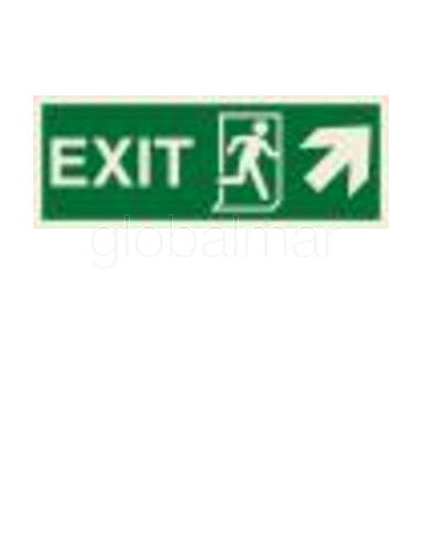 direction-sign-exit/arrow,-45deg-up(r)-150x400mm