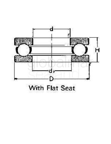 ball-bearing-single-thrust,-with-flat-seat-no.51312---