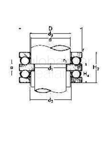 ball-bearing-double-thrust,-with-flat-seat-no.52210---