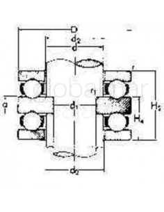 ball-bearing-double-thrust,-with-flat-seat-no.52320---