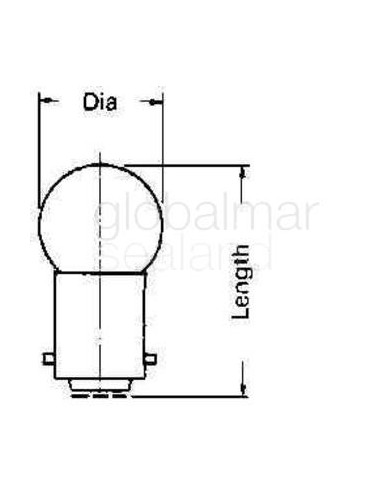 lamp-pilot-globular-clear,-ba-9s-12v-2w-11x23.5mm---