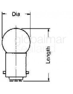 lamp-pilot-globular-clear,-ba-9s-18v-5w-11x23.5mm---