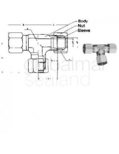 union-tee-flareless-brass,-20mmxpf3/4---