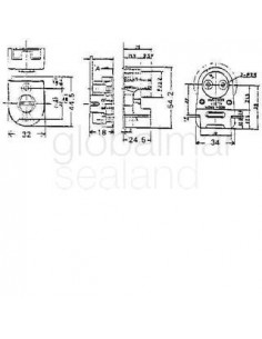 fl-lamp-holder-phenol-resin,-kokosha-kl-238-600v-660w