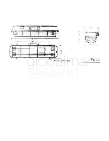 fl-ceiling-light-watertight,-w/guard-100/115v-kgw201-20wx1---