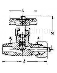 valvula-de-aguja,-recta,-cuerpo-e-interior-de-laton,-extremos
de-compresion-macho-x-hembra-(no-dilatantes),-8-mm-x-1/4"