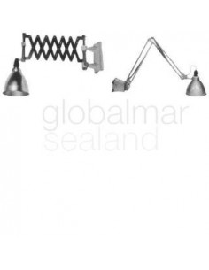 chartroom-fixture-e27,-elbow-hinge-type,-desk-and-wall-mounting