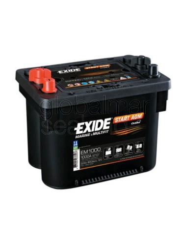 battery-wet-cell-sealed,-maintenance-free-12v,-type:-em-100,-50ah-l=250mm-x-w=167mm-x-h=190mm