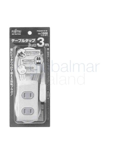 receptacle-2ways-european-plug,-2-round-pins-w/3mtr-cord---