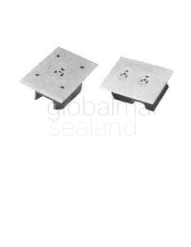 receptacle-cabin-flush-single,-stainless-steel-plate---
