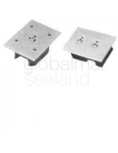 receptacle-cabin-flush-double,-stainless-steel-plate---