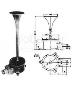 horn-electric-watertight,-dc22v---