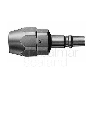 quick-coupler-plug-for-oxygen,-flared-end-5mm-id-hose-s22pn---