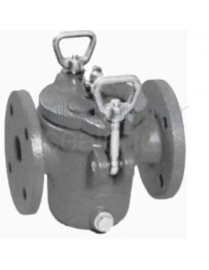 mud-box-din-cast-iron-basket,-flanged-pn10-#1187-65mm---