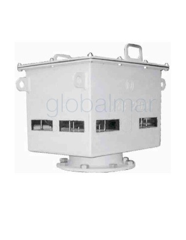 air-vent-head-jis-5kg-flanged,-with-screen-#53biiw-350-350mm---