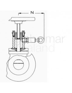 valve-quick-closing-din-pn16,-hydrau.-angle-#100/248h-150mm---