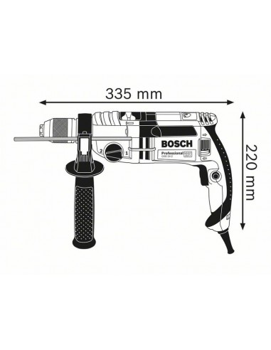 TALADRO BOSCH GSB 24-2 RE  PROFESIONAL