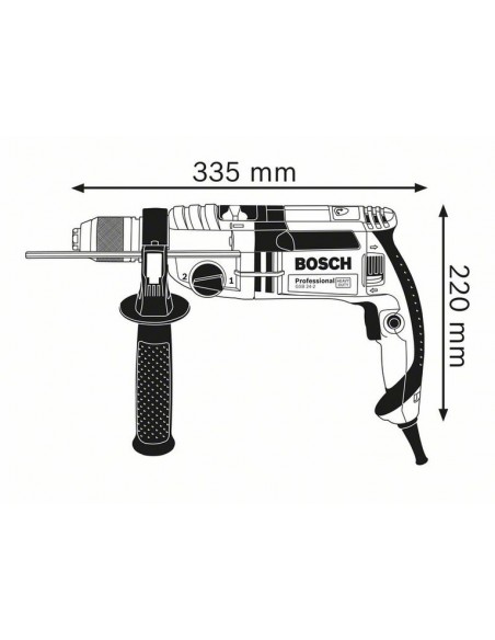 TALADRO BOSCH GSB 24-2 RE  PROFESIONAL