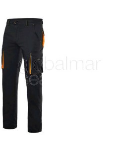 pantalon-stretch-bicolor-azul/naranja-t-44-velilla-103008s
