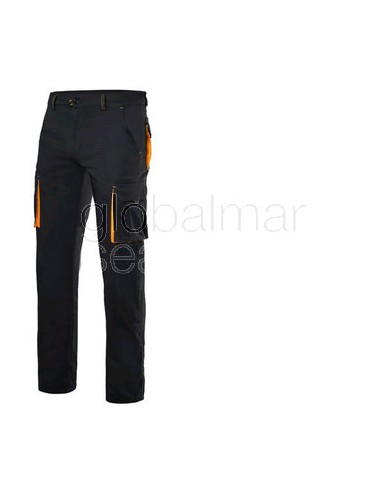 pantalon-stretch-bicolor-azul/naranja-t-44-velilla-103008s
