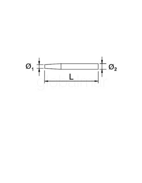 botador-conico--7/8"--250-x-26--mm--antichispa-al-bron-73572---egamaster