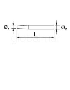 botador-conico--1.3/4"--250-x-26--mm-antichispa---al-bron-73579---egamaster 2