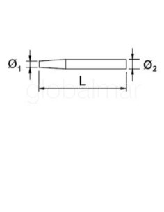 botador-conico-24-mm--250-x-26-mm-antichispa-al-bron-76102---egamaster 2